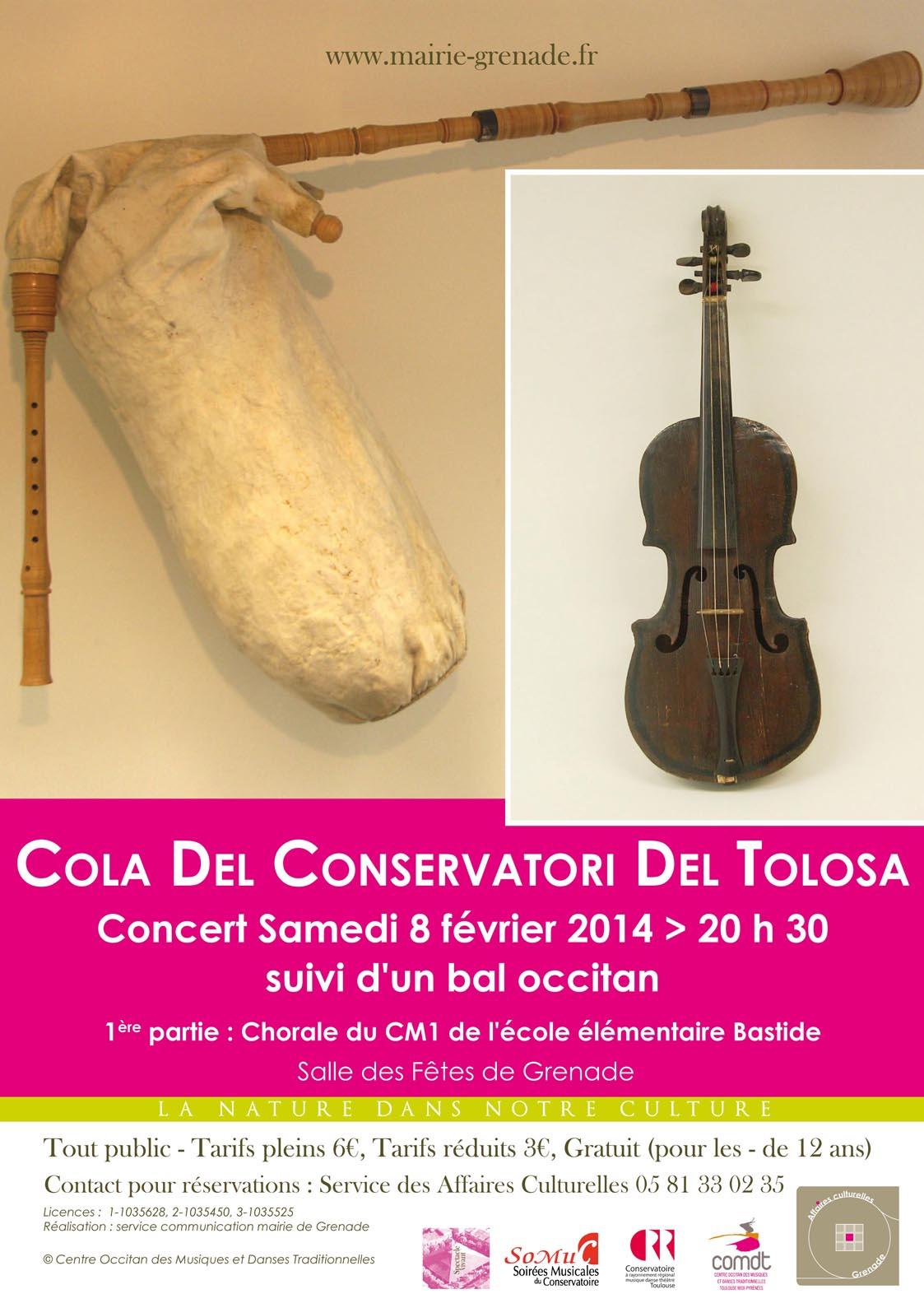 Affiche du concert